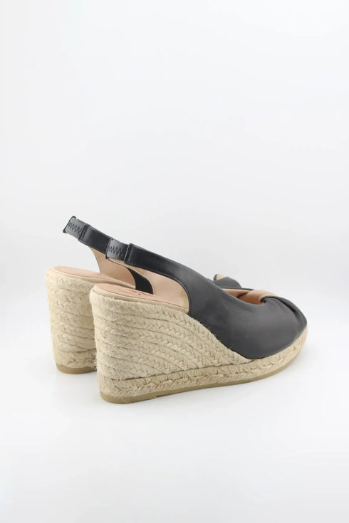 Gaimo Peep Toe Slingback Espadrille Wedges
